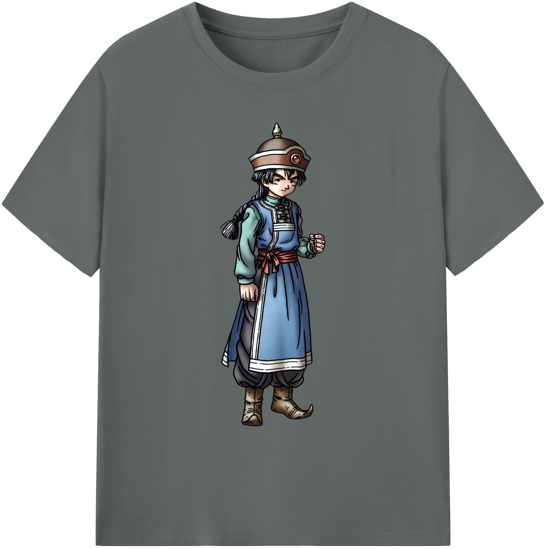 （画像用） ドラゴンクエスト Doragon Kuesuto Dragon Quest 綿100％ メンズ半袖Tシャツ｜肌触りやわらか＆通気性
